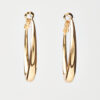 Links Gold Plated Earring - 4 mm